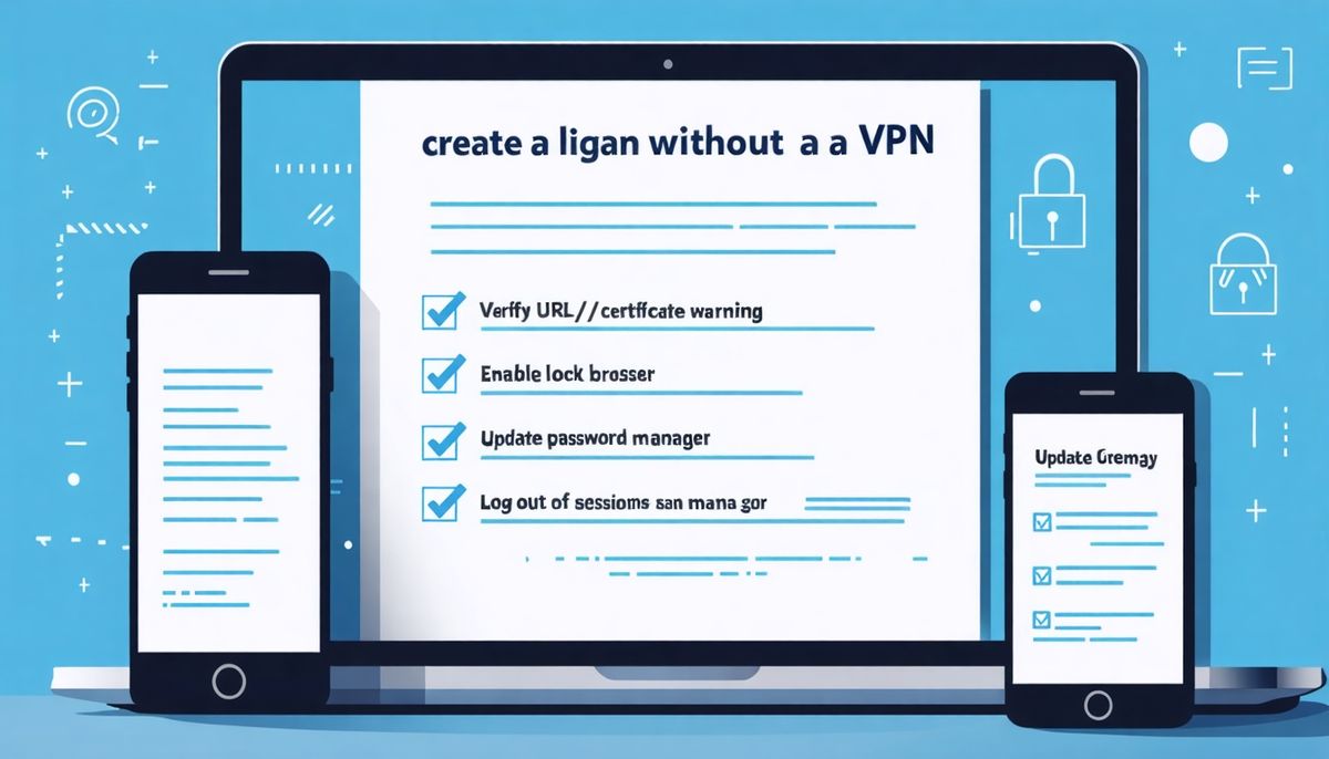 VPN’siz Güvenli Giriş: Çevrimiçi Hesap Güvenliği Kontrol Listesi