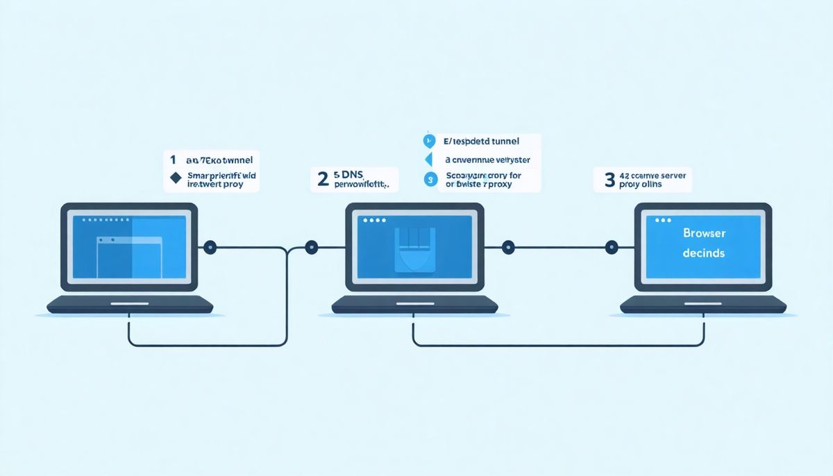 Smart DNS, Tarayıcı Proxy ve VPN: Web Erişimi Sorunlarında Güvenli Karşılaştırma